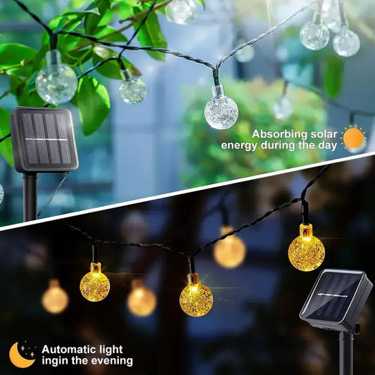 Guirnalda Solar LED en Esfera 5 metros